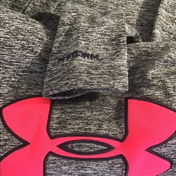 New Under Armour Big Logo UA Storm Hoodie Heather - Picture 7 of 8